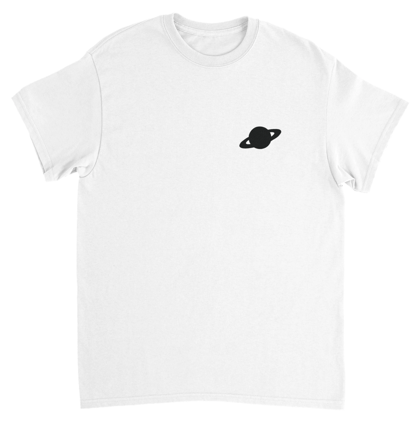 Saturn Black Logo — T-Shirt