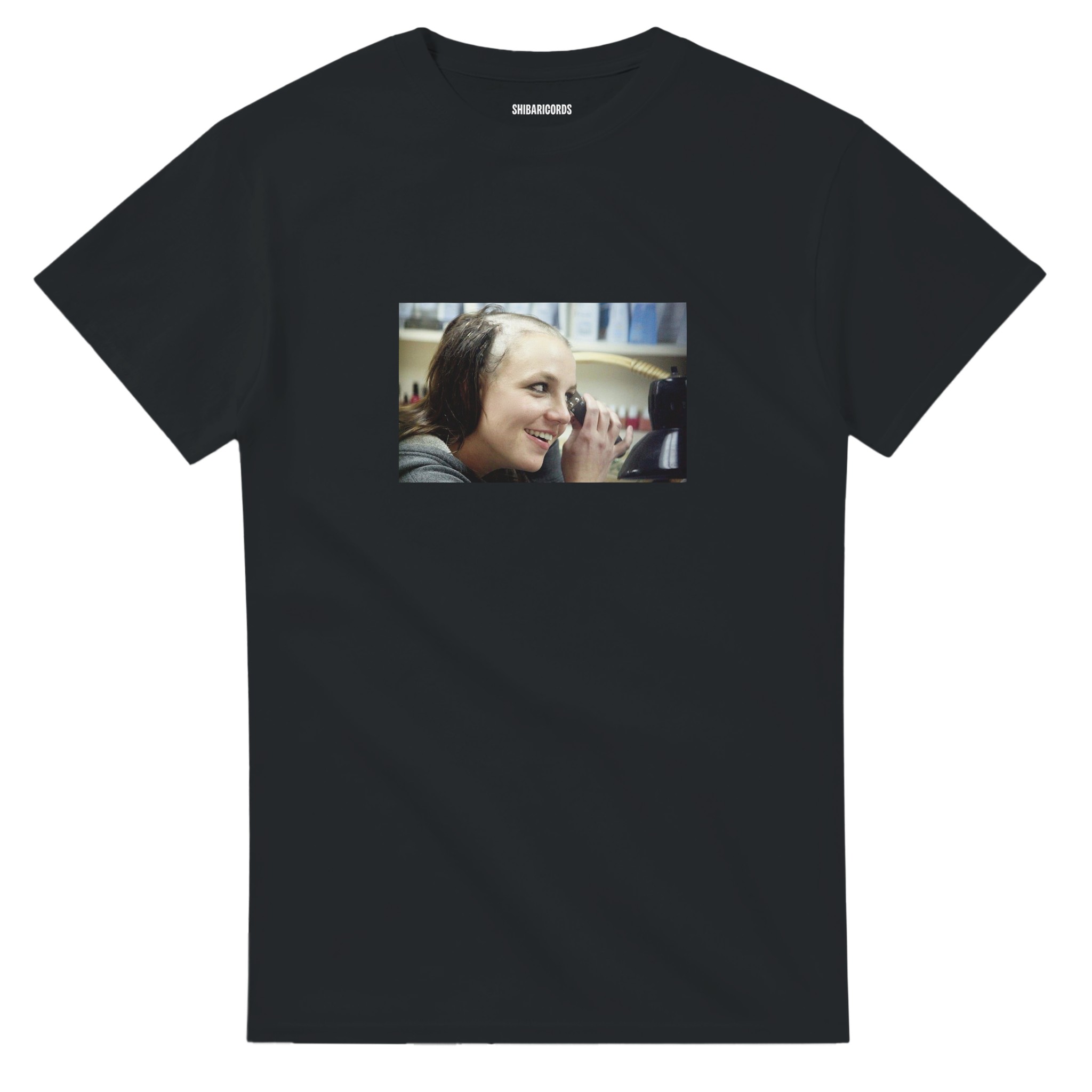 Bald Britney Black T-Shirt